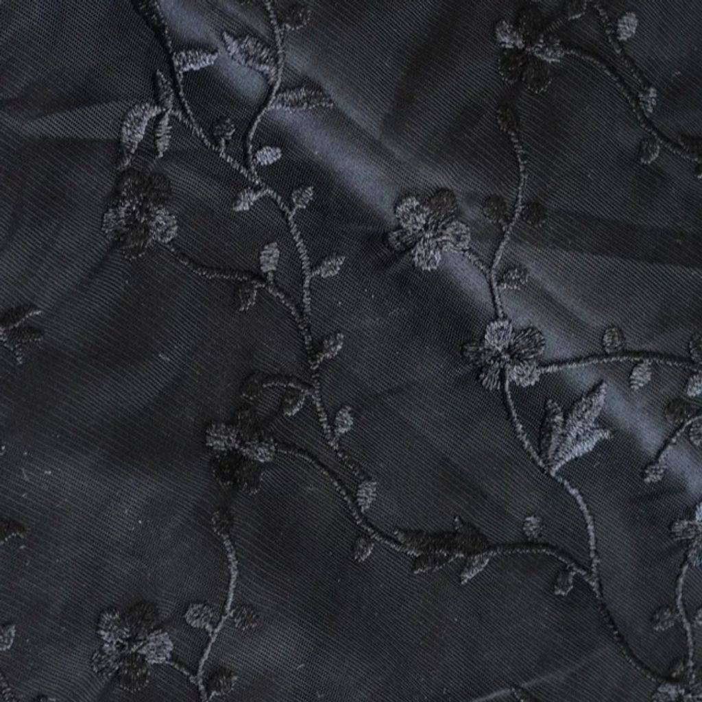 فروش اینترنتی پارچه تور دانتل مشکی