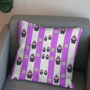 خرید انلاین پارچه مخمل روبالشی پارچه باما طرح لبوبو کد 5014722