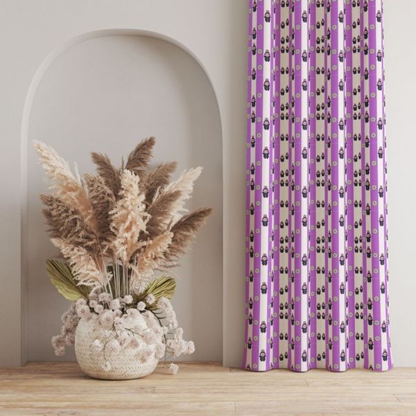 پارچه مخمل روبالشی طرح لبوبو کد 5014722