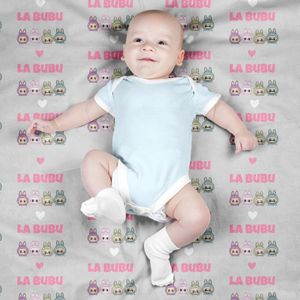 خرید آنلاین پارچه مخمل روبالشی پارچه باما طرح لبوبو کد 5014732