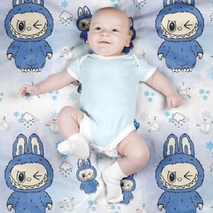 مشخصات پارچه مخمل روبالشی پارچه باما طرح لبوبو کد 5014734