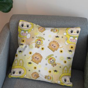 قیمت پارچه مخمل روبالشی پارچه باما طرح لبوبو کد 5014735