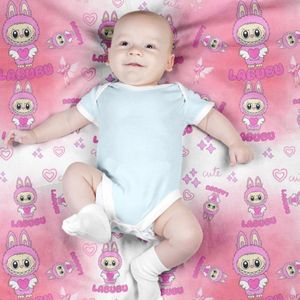 خرید انلاین پارچه مخمل روبالشی پارچه باما طرح لبوبو کد 5014737