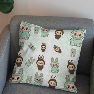 مشخصات پارچه مخمل روبالشی پارچه باما طرح لبوبو کد 5014738