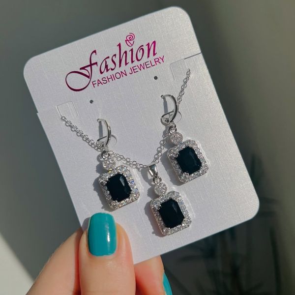 نیم ست استیل آبکاری جواهری