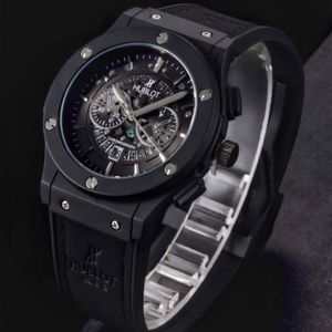 369178 ✨ ساعت مردانه هابلوت تک موتوره - طرح اتومات ✨