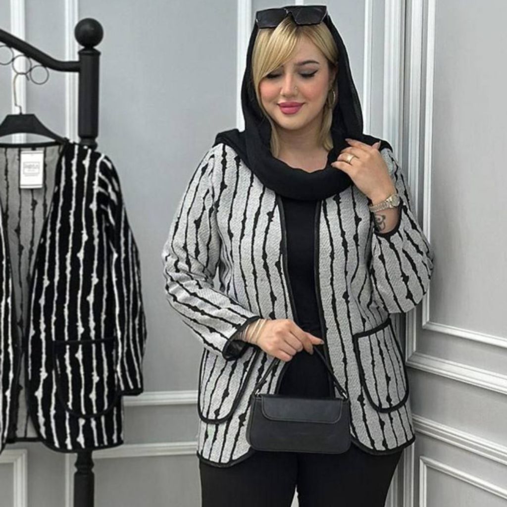 قیمت کت زنانه طرح گلیم زبرا