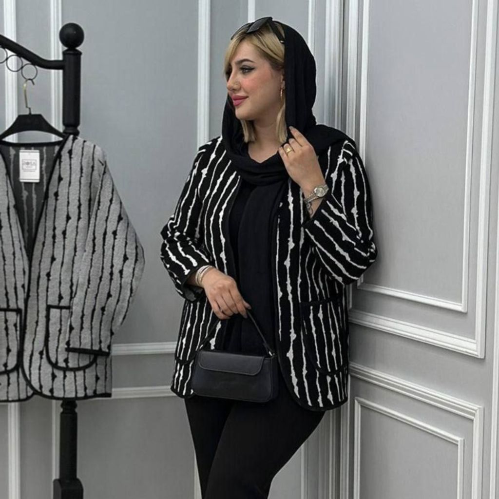 قیمت کت زنانه طرح گلیم زبرا