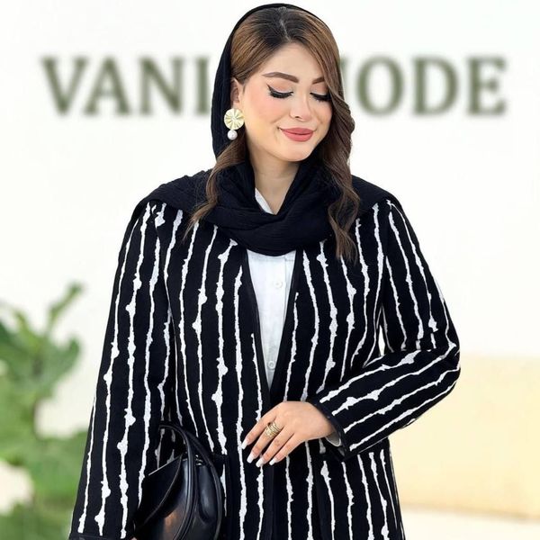 کت زنانه طرح گلیم زبرا