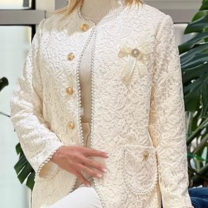 مانتو گیپور گل مخمل مدل نیکا سایزبندی (36-44)