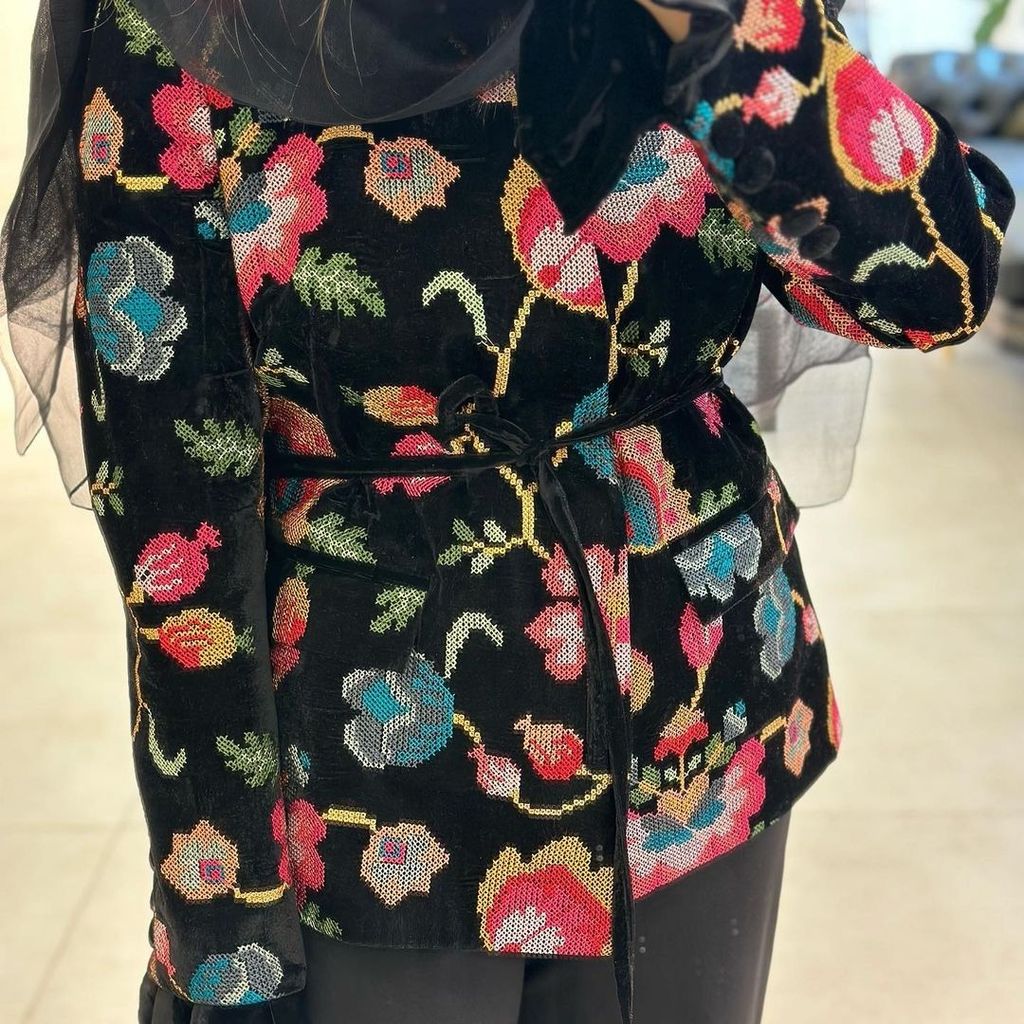 خرید آنلاین پالتو مخمل زنانه آستر دار مدل نیایش