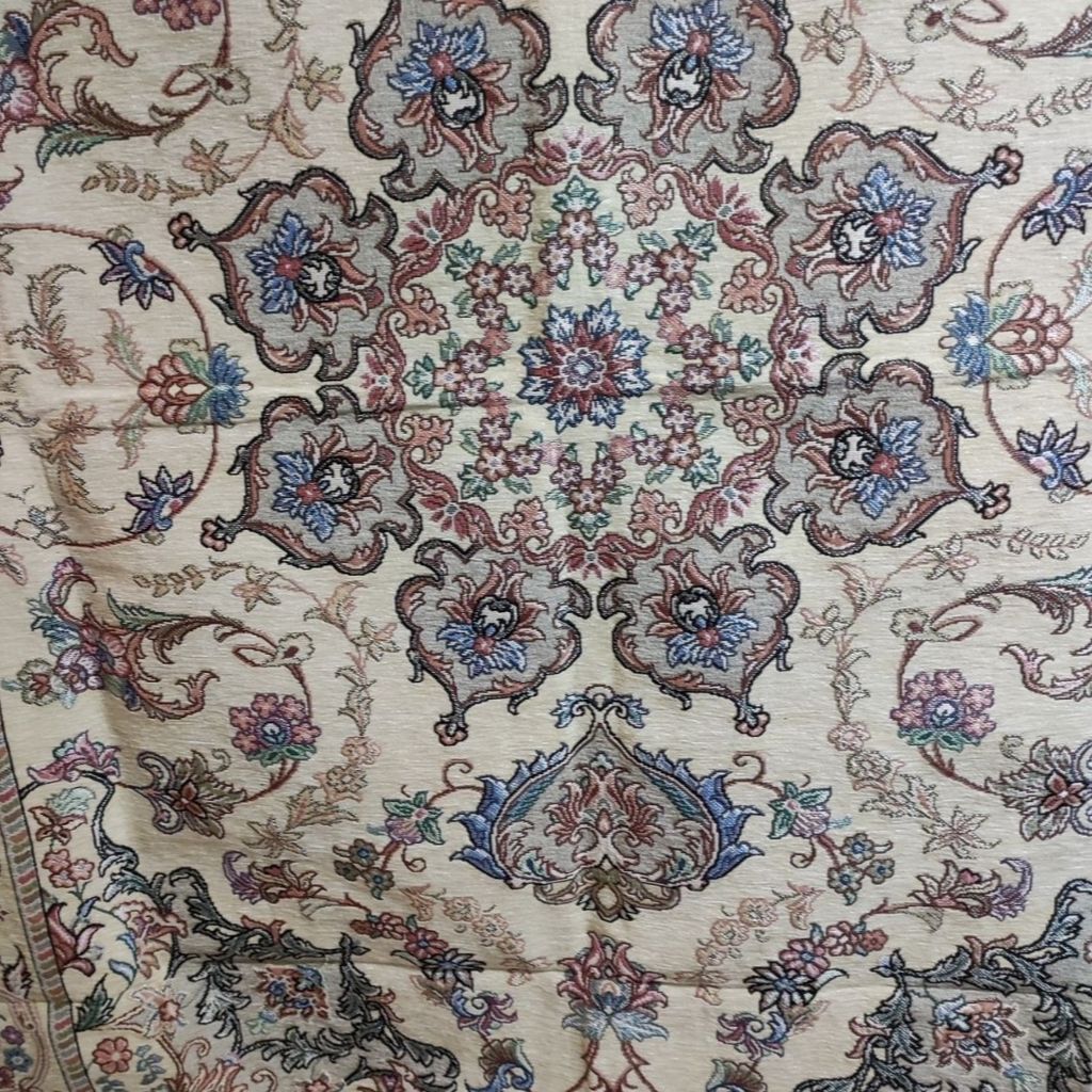 قیمت ارزان روفرشی سه متری کد 408کیا بافت طوسی