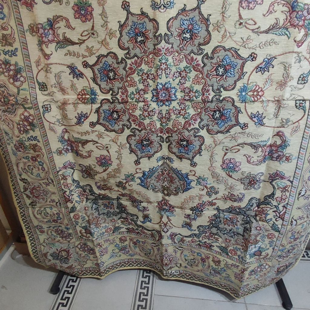 خرید آنلاین روفرشی سه متری کد 408کیا بافت طوسی