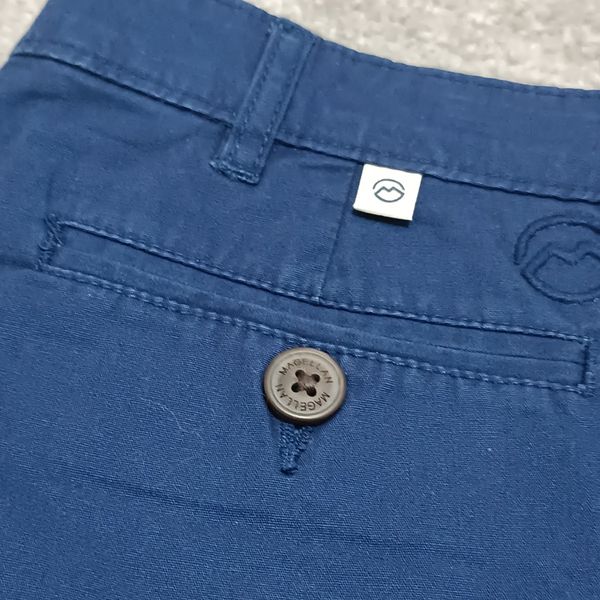 شلوارک سرمه ای کتان وارداتی