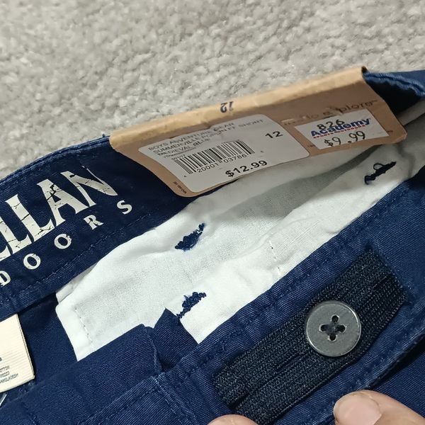 شلوارک سرمه ای کتان وارداتی