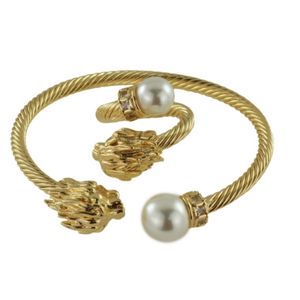 خرید انلاین دستبند و انگشتر دیوید یورمن طرح شیر Bracelet نیم ست زنانه وای اس ایکس مدل