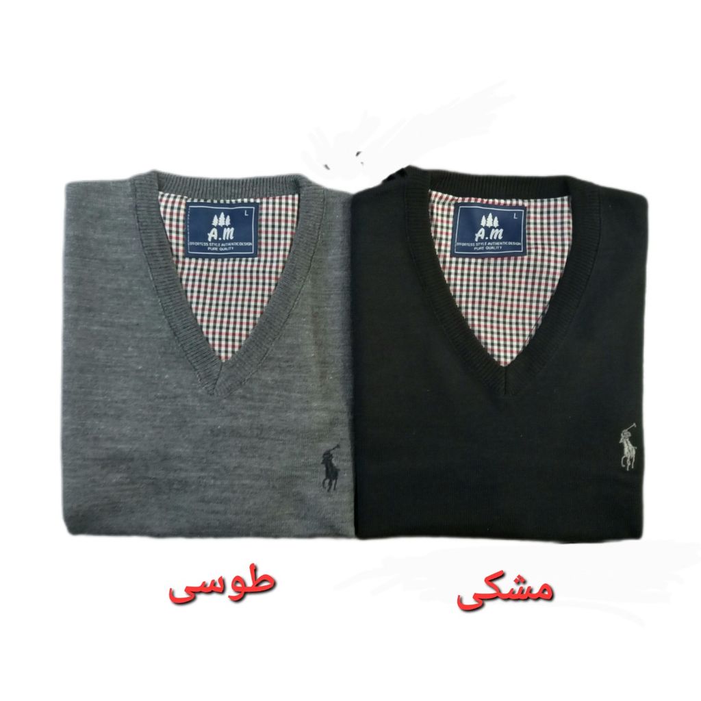 فروش اینترنتی بافت یقه هفت مردانه سایز لارج L