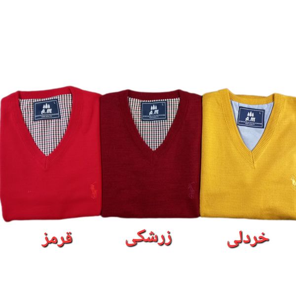 بافت یقه هفت مردانه سایز لارج L