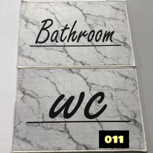 فروش اینترنتی پادری فرشینه حمام و دستشویی 50 در 80 ست دو عددی مخمل شانل ( پس کرایه)