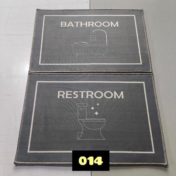 پادری فرشینه حمام و دستشویی 50 در 80 ست دو عددی مخمل شانل ( پس کرایه)