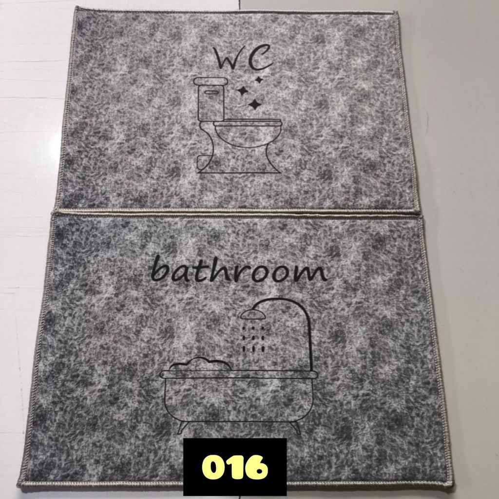 مشخصات پادری فرشینه حمام و دستشویی 50 در 80 ست دو عددی مخمل شانل ( پس کرایه)