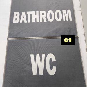 پادری فرشینه حمام و دستشویی 50 در 80 ست دو عددی مخمل شانل ( پس کرایه)