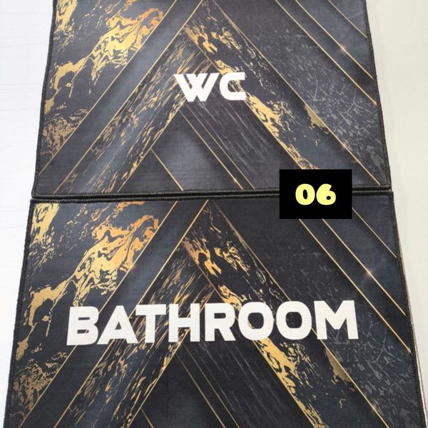 پادری فرشینه حمام و دستشویی 50 در 80 ست دو عددی مخمل شانل ( پس کرایه)