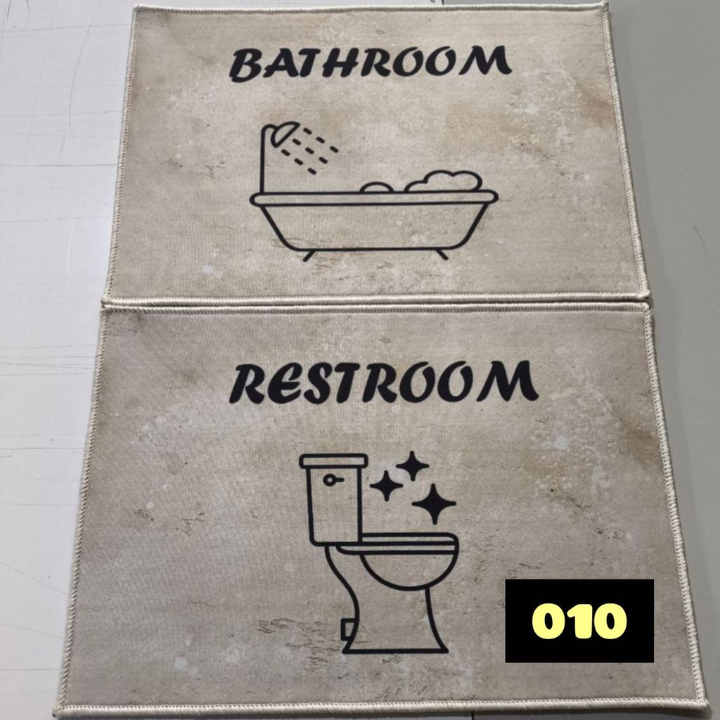 خرید اینترنتی پادری فرشینه حمام و دستشویی 50 در 80 ست دو عددی مخمل شانل ( پس کرایه)