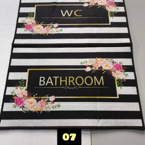 فروش اینترنتی پادری فرشینه حمام و دستشویی 50 در 80 ست دو عددی مخمل شانل ( پس کرایه)