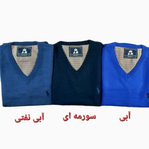 خرید انلاین بلوز بافت مردانه یقه هفت ساده سایز 3XL