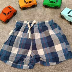 شلوارک چهار خانه وارداتی بچه گانه