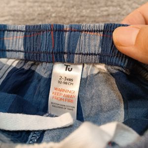 خرید آنلاین شلوارک چهار خانه وارداتی بچه گانه