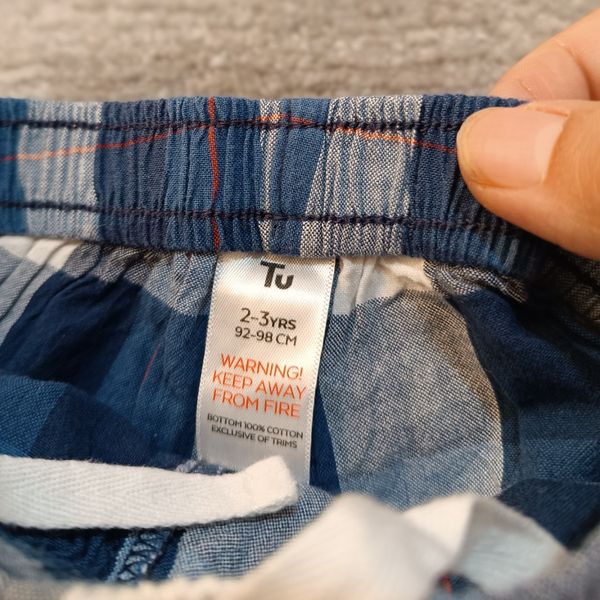 شلوارک چهار خانه وارداتی بچه گانه