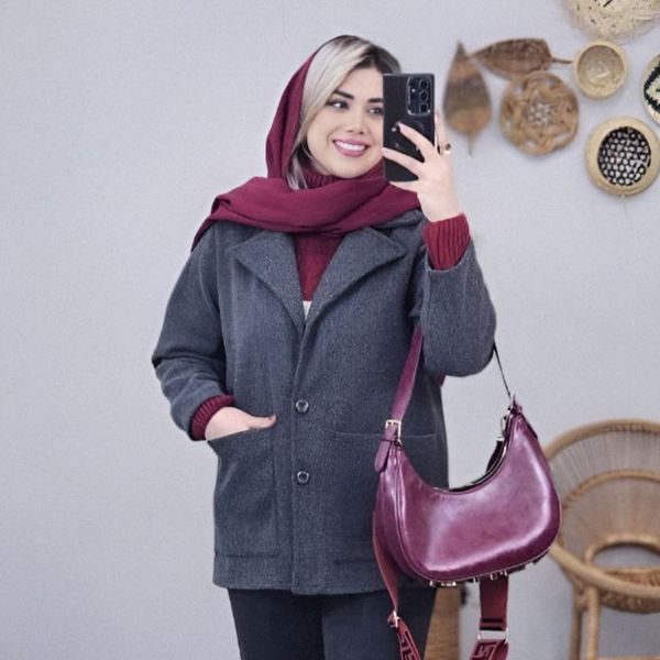 شکت فوتر زنانه طرح یقه انگلیسی