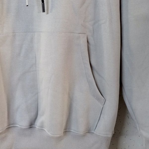 هودی مردانه ساده مچینست قواره باکسی طوسی