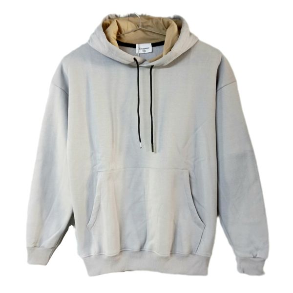 هودی مردانه ساده مچینست قواره باکسی طوسی