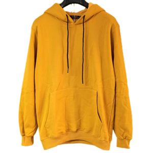 هودی مردانه ساده بیسیک خردلی