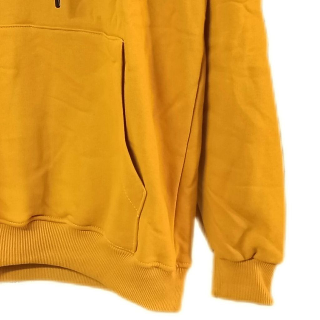 خرید اینترنتی هودی مردانه ساده خردلی