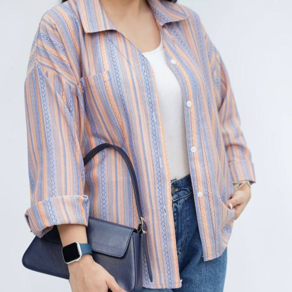 خرید آنلاین شومیز زنانه طرح مانتویی