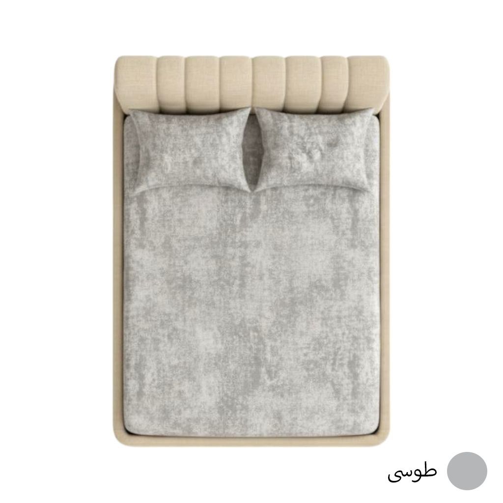 قیمت روتشکی ترک دو نفره مدل آرام همراه 2عدد روبالشی