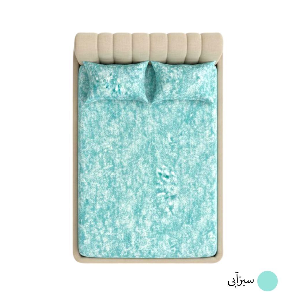 قیمت ارزان روتشکی ترک دو نفره مدل آرام همراه 2عدد روبالشی