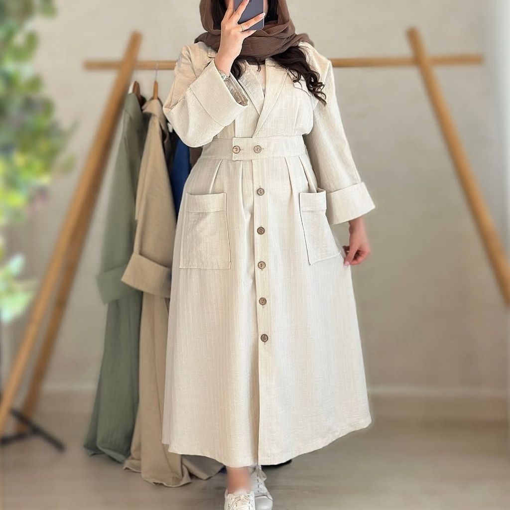 خرید انلاین مانتو تابستانی بلند صوفیا