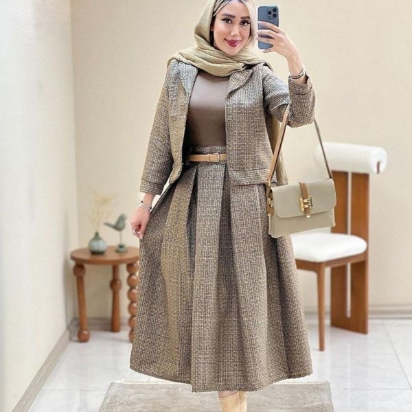 کت و دامن زنانه طرح چیکو