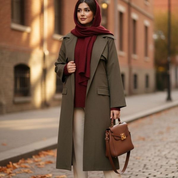 بارونی کتان زارا آوینا تا سایز 52