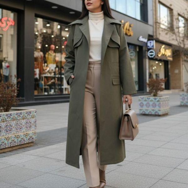 بارونی کتان زارا آوینا تا سایز 52