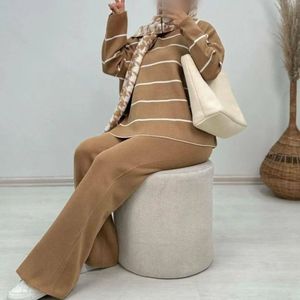 ست بافت بلوز و شلوار پینترستی کد 30