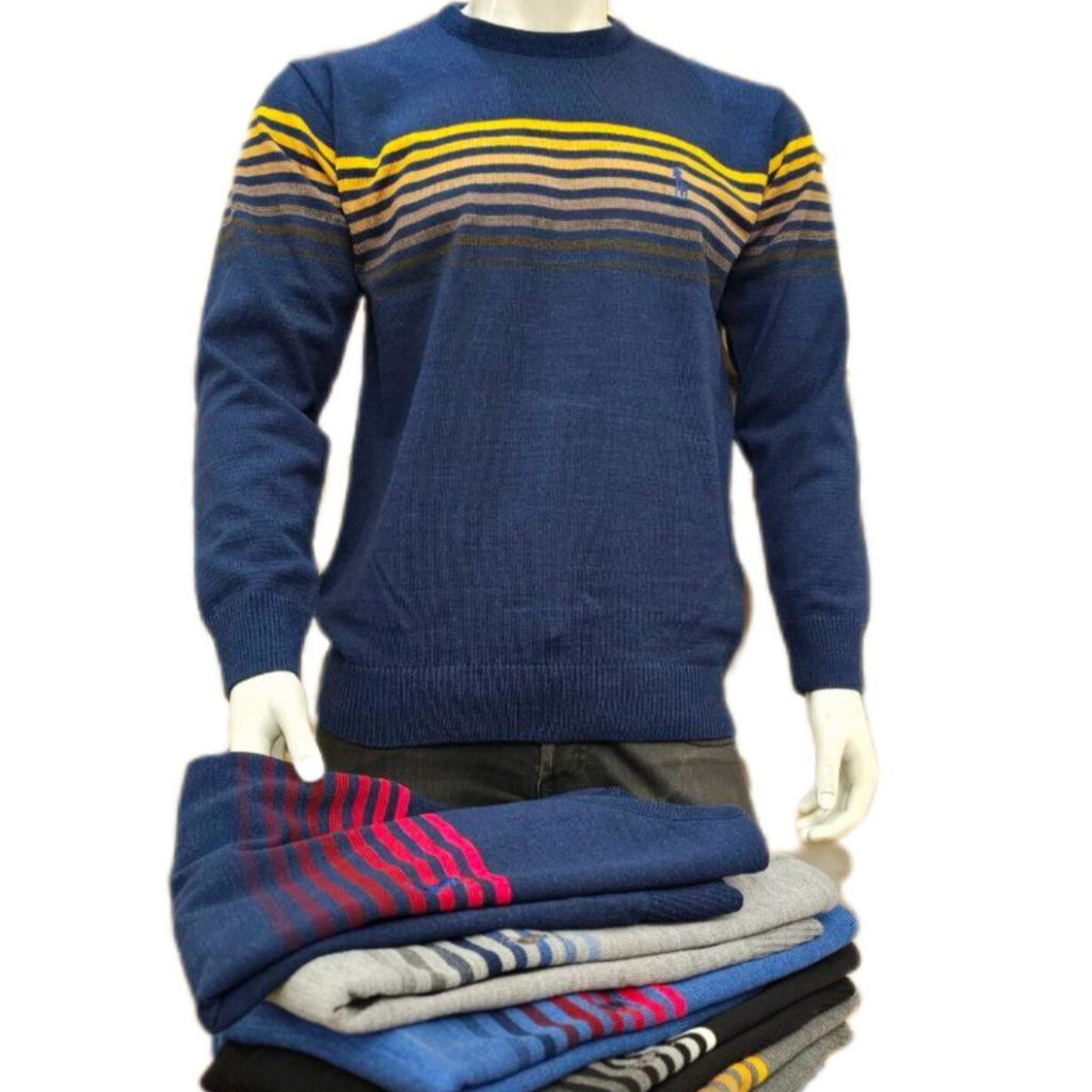 خرید انلاین بافت مردانه یقه گرد رینگر