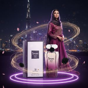عطر جذاب زنانه لانکوم ترزور میدنایت رز برند روونا فرانسه - اسانس فرانسوی