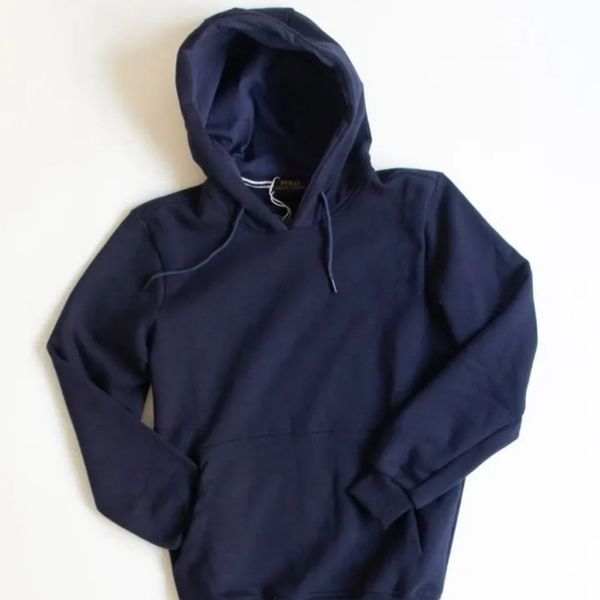 هودی مردانه ساده بیسیک سورمه ای