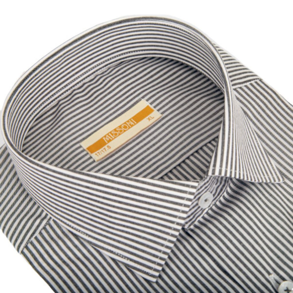 خرید انلاین پیراهن مردانه دیپلمات رنگ طوسی تیره کد 5250